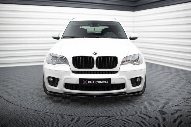 Frontlippe passend für BMW X5 E70 FL M Paket schwarz Hochglanz