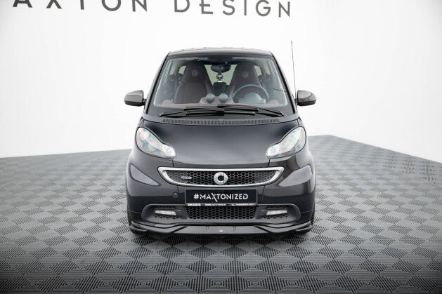 Frontlippe passend für Brabus Smart Fortwo C451 FL schwarz Hochglanz
