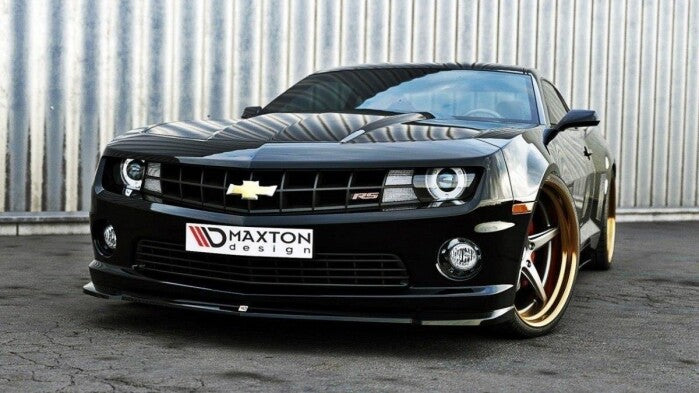 Frontlippe passend für Chevrolet Camaro SS Mk5 schwarz Hochglanz