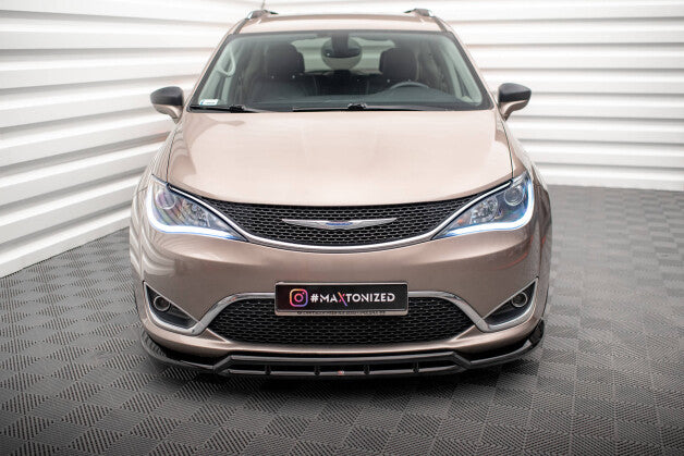 Frontlippe passend für Chrysler Pacifica Mk2 schwarz Hochglanz