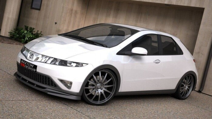 Frontlippe passend für Civic MK8 vor FL schwarz Hochglanz
