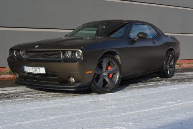 Frontlippe passend für Dodge Challenger MK3. Phase-I SRT8 Coupe schwarz Hochglanz
