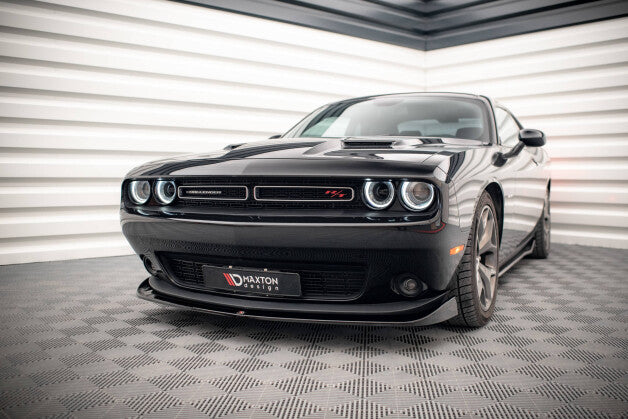 Frontlippe passend für Dodge Challenger RT Mk3 FL schwarz Hochglanz