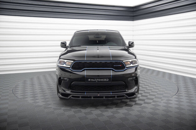 Frontlippe passend für Dodge Durango Mk3 FL schwarz Hochglanz