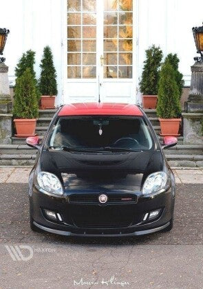 Frontlippe passend für Fiat Bravo II schwarz Hochglanz