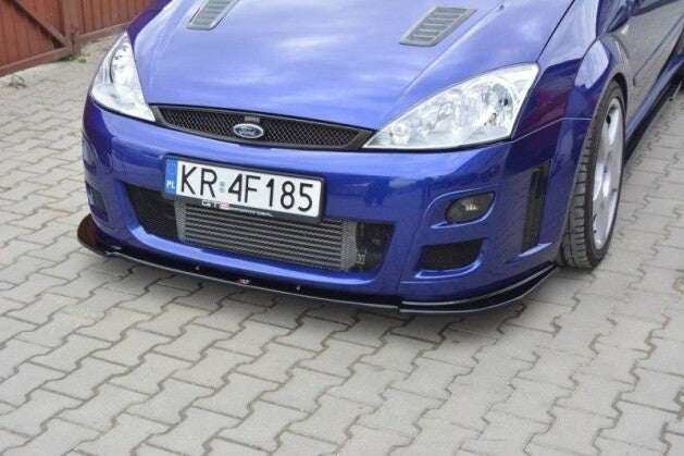 Frontlippe passend für Ford Focus RS Mk1 schwarz Hochglanz