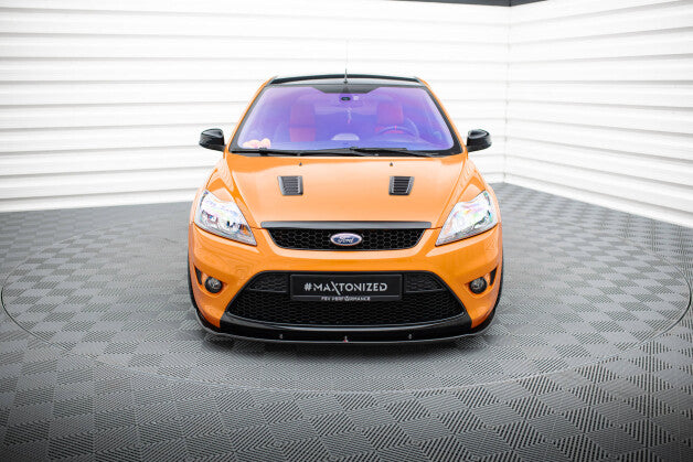 Frontlippe passend für Ford Focus ST Mk2 FL schwarz Hochglanz