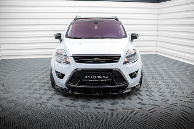 Frontlippe passend für Ford Kuga ST Mk1 schwarz Hochglanz