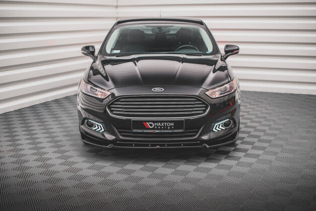 Frontlippe passend für Ford Mondeo Mk5 schwarz Hochglanz