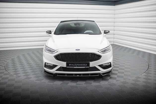 Frontlippe passend für Ford Mondeo Sport Mk5 FL / Fusion Sport Mk2 FL schwarz Hochglanz