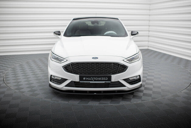 Frontlippe passend für Ford Mondeo Sport Mk5 FL / Fusion Sport Mk2 FL schwarz matt