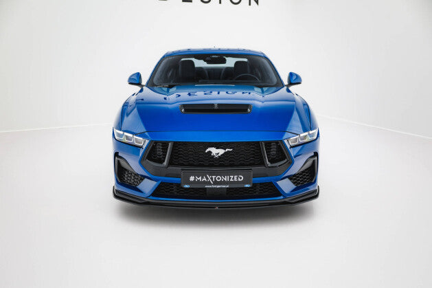 Frontlippe passend für Ford Mustang GT Mk7 roter Kern