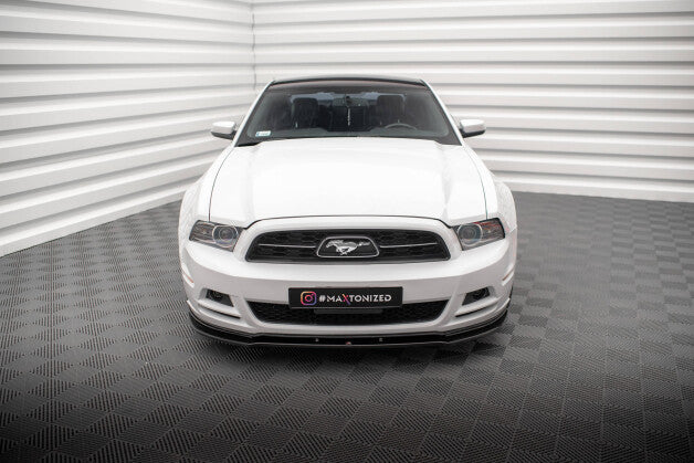 Frontlippe passend für Ford Mustang Mk5 FL schwarz Hochglanz