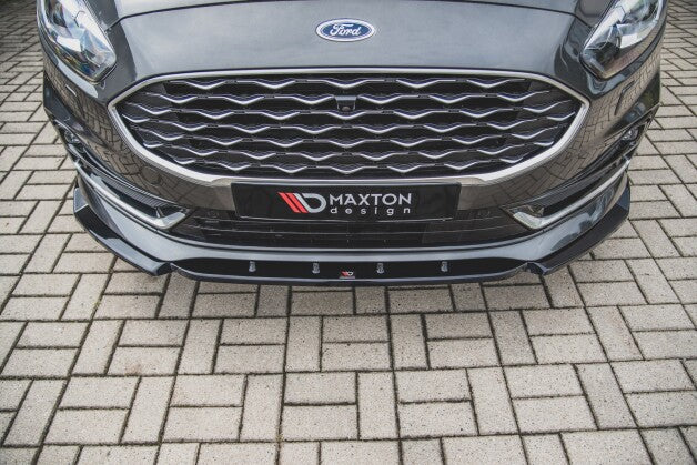 Frontlippe passend für Ford S-Max Mk2 FL schwarz Hochglanz