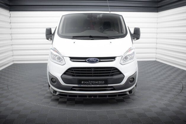 Frontlippe passend für Ford Transit Custom Mk1 schwarz Hochglanz