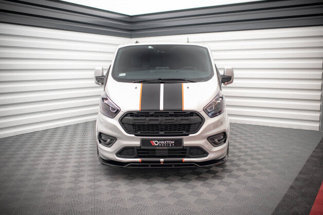 Frontlippe passend für Ford Transit Custom ST-Line Mk1 FL schwarz Hochglanz