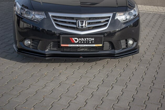 Frontlippe passend für Honda Accord VIII (CU Series) FL schwarz Hochglanz