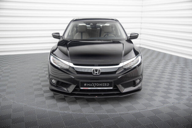 Frontlippe passend für Honda Civic Limousine Mk10 schwarz matt