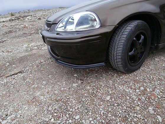Frontlippe passend für Honda Civic MK6 EJ9 schwarz Hochglanz