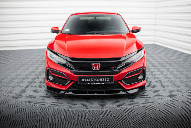 Frontlippe passend für Honda Civic SI Mk10 schwarz Hochglanz