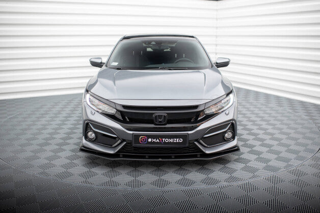 Frontlippe passend für Honda Civic Sport Mk 10 schwarz matt
