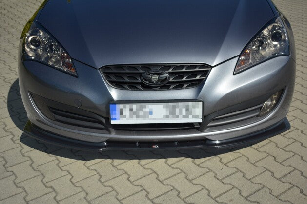 Frontlippe passend für Hyundai Genesis Coupe MK.1 schwarz Hochglanz