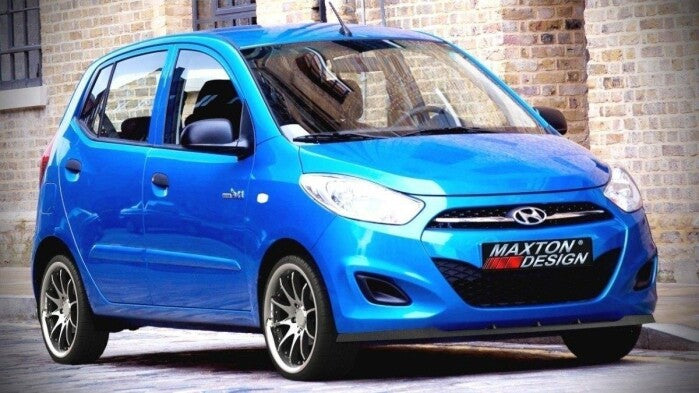 Frontlippe passend für Hyundai I10 MK1 FL (2010-2013) schwarz Hochglanz