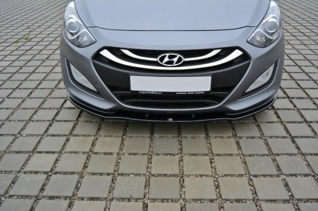 Frontlippe passend für Hyundai i30 mk.2 schwarz Hochglanz