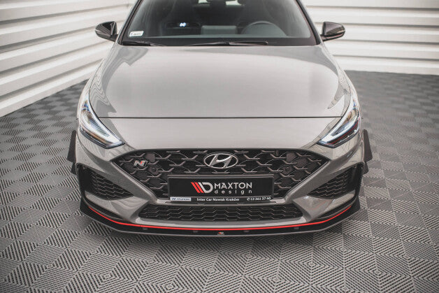 Frontlippe passend für Hyundai I30 N Hatchback/Fastback Mk3 FL roter Kern