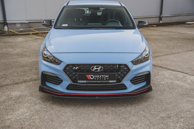 Frontlippe passend für Hyundai I30 N Mk3 Hatchback / Fastback roter Kern