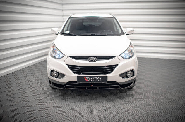 Frontlippe passend für Hyundai ix35 Mk1 schwarz Hochglanz