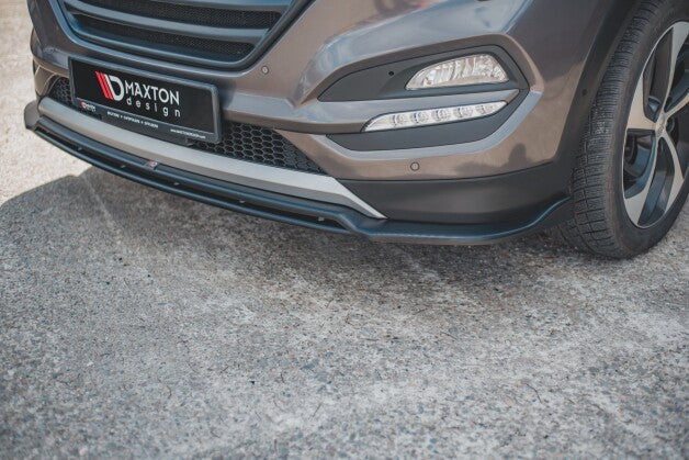 Frontlippe passend für Hyundai Tucson Mk3 schwarz Hochglanz
