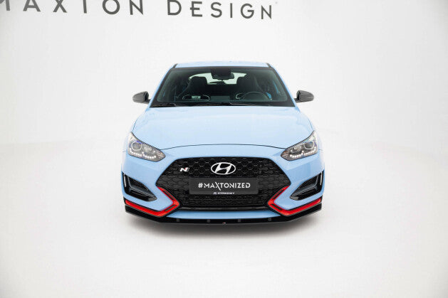 Frontlippe passend für Hyundai Veloster N Mk2 roter Kern