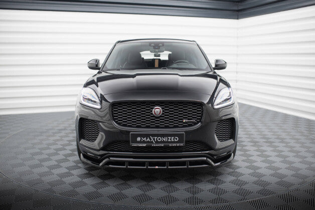 Frontlippe passend für Jaguar E-Pace R-Dynamic Mk1 schwarz Hochglanz
