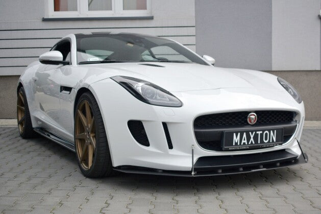 Frontlippe passend für Jaguar F-TYPE schwarz matt