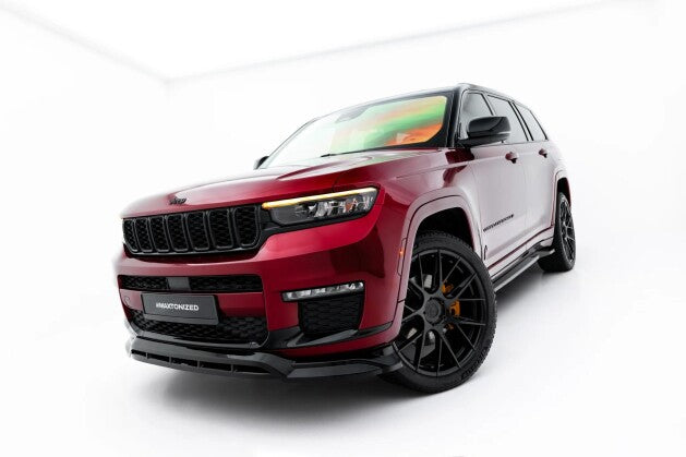 Frontlippe passend für Jeep Grand Cherokee L Mk5 schwarz Hochglanz