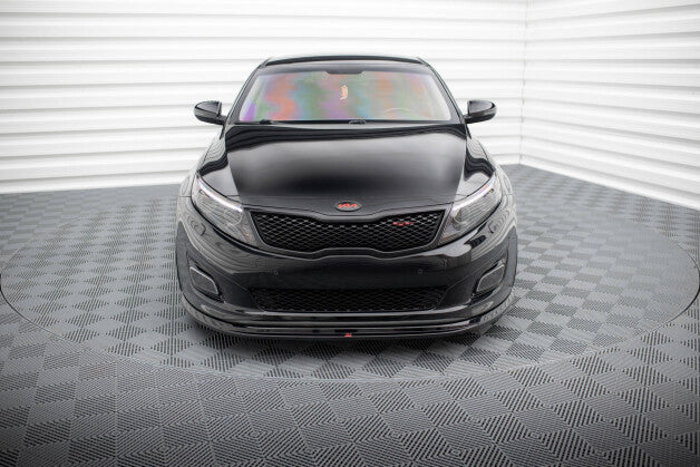 Frontlippe passend für Kia Optima Mk3 schwarz Hochglanz