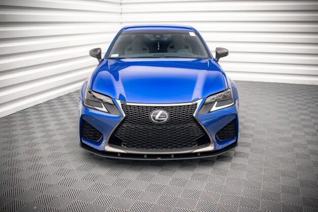 Frontlippe passend für Lexus GS F Mk4 FL schwarz matt