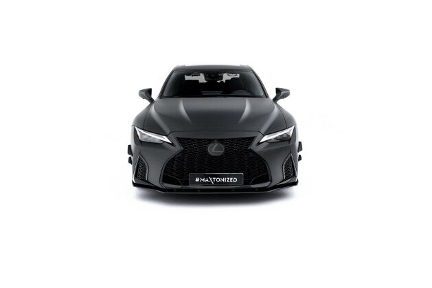 Frontlippe passend für Lexus IS 500 Mk3 Facelift 2 (XE30) schwarz matt
