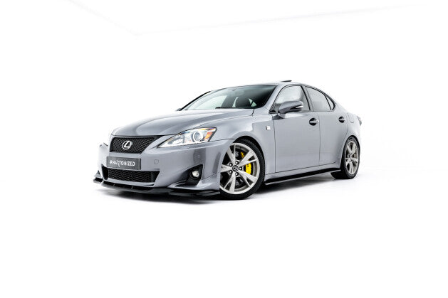 Frontlippe passend für Lexus IS F-Sport Mk2 (XE20) FL schwarz Hochglanz