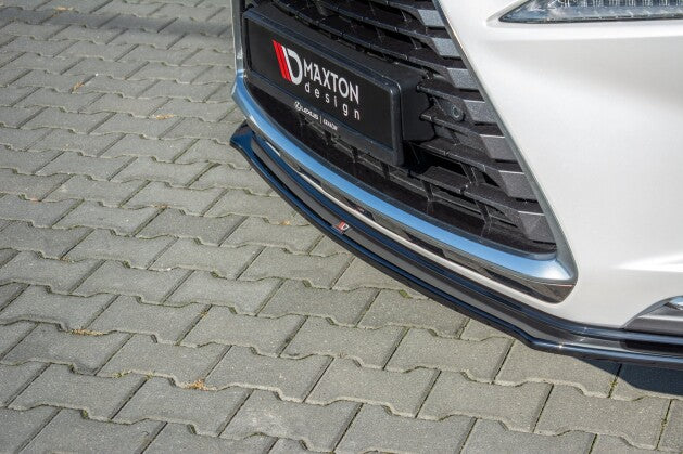 Frontlippe passend für Lexus NX FL schwarz Hochglanz