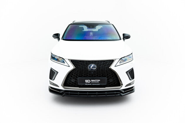 Frontlippe passend für Lexus RX F-Sport Mk4 FL schwarz Hochglanz