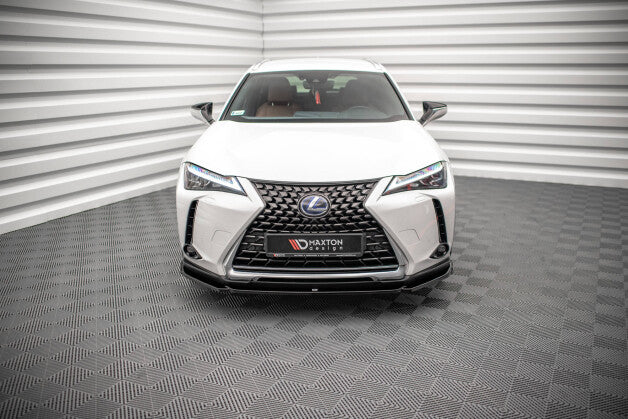 Frontlippe passend für Lexus UX F-Sport Mk1 schwarz Hochglanz