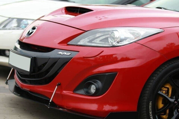 Frontlippe passend für Mazda 3 MK2 MPS schwarz matt