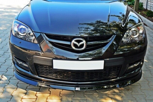 Frontlippe passend für Mazda 3 MPS Mk1 schwarz Hochglanz