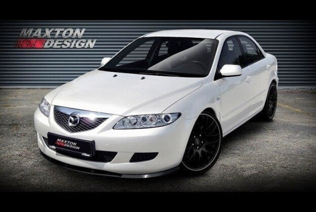 Frontlippe passend für Mazda 6 MK1 vor FL (2002-2005) Carbon Look