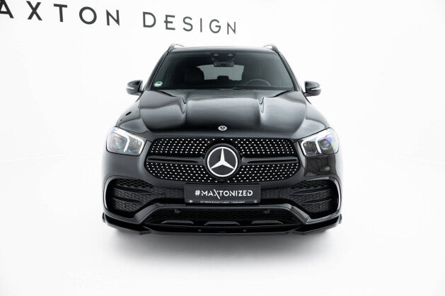 Frontlippe passend für Mercedes-AMG / AMG-Line GLE SUV W167 schwarz Hochglanz