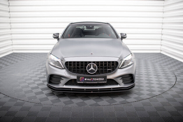 Frontlippe passend für Mercedes-AMG C43 Coupe C205 FL roter Kern