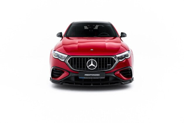 Frontlippe passend für Mercedes-AMG E53 Limousine / Kombi W214 schwarz Hochglanz