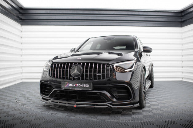 Frontlippe passend für Mercedes-AMG GLC 63 SUV / Coupe X253 / C253 schwarz Hochglanz